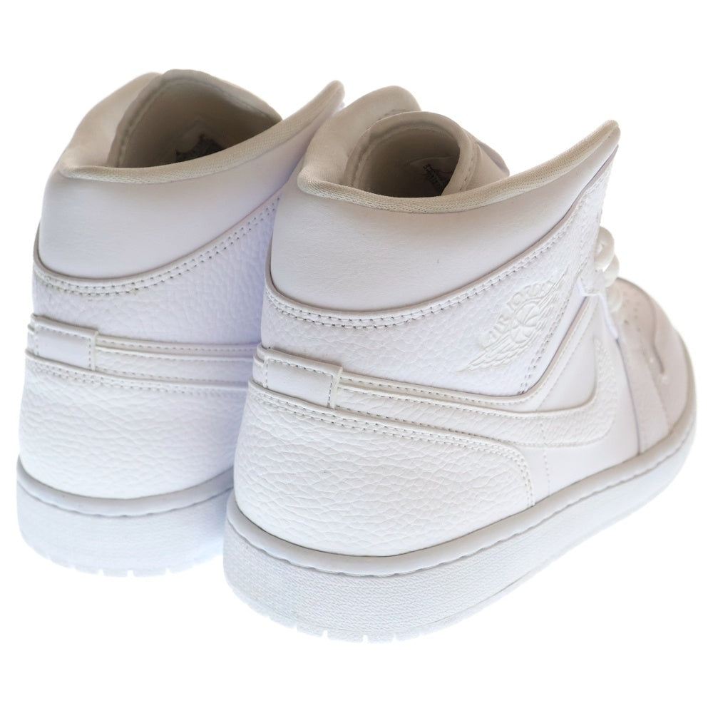NIKE(ナイキ) AIR JORDAN 1 MID TRIPLE WHITE エアジョーダン 1 ミッド