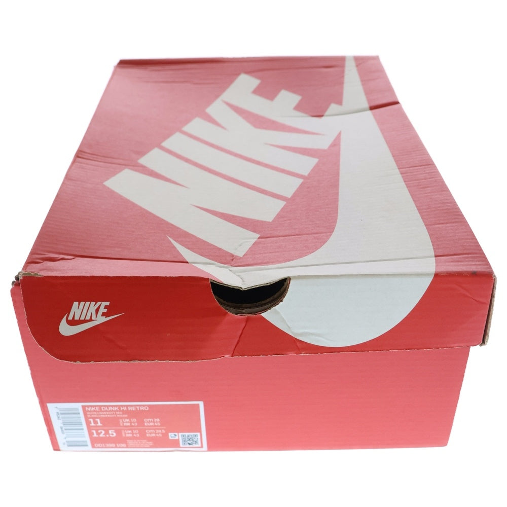 NIKE(ナイキ) DUNK HIGH CHAMPIONSHIP ダンク チャンピオンシップ ハイカットスニーカー ホワイト/レッド US11/29cm DD1399-106