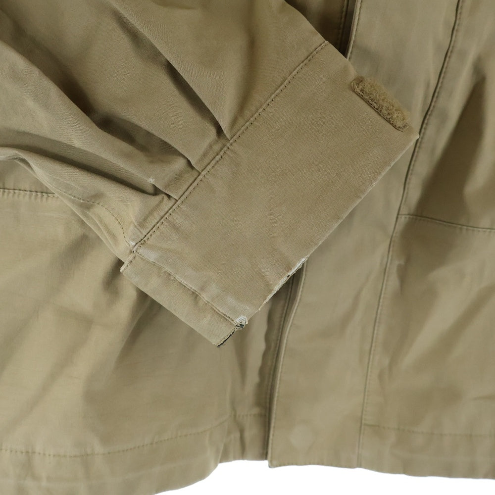 THE NORTH FACE(ザノースフェイス) MOUNTAIN PAKA コーティング コットン ジップアップ フーデッド マウンテンパーカー ジャケット ベージュ NP10130