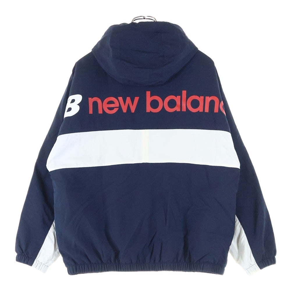 New Balance(ニューバランス) トリコットライニング ウーブン ナイロン ウィンド ジャケット レディース ネイビー JWJL1544