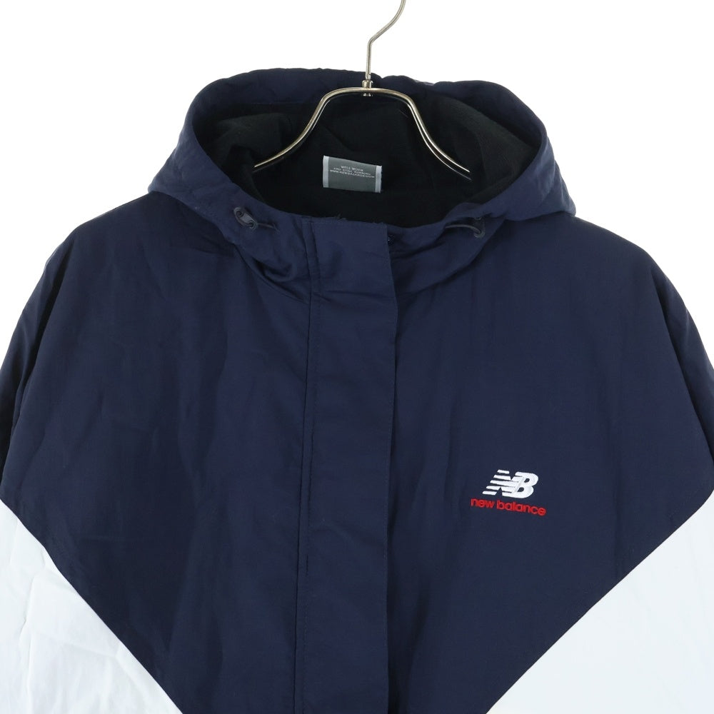 New Balance(ニューバランス) トリコットライニング ウーブン ナイロン ウィンド ジャケット レディース ネイビー JWJL1544