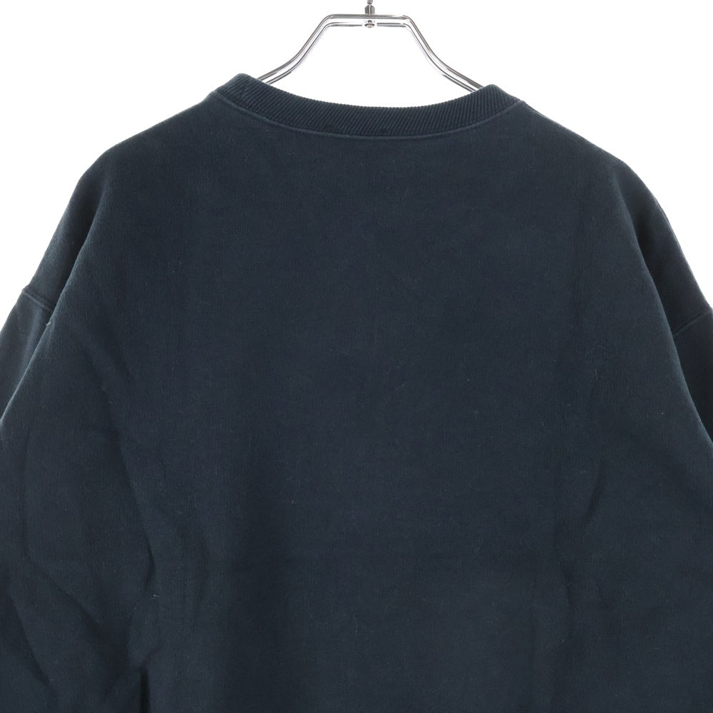 POLO RALPH LAUREN(ポロラルフローレン) トリプル ポニー ロゴエンブロイダリー クルーネック スウェット トレーナー レディース ブラック