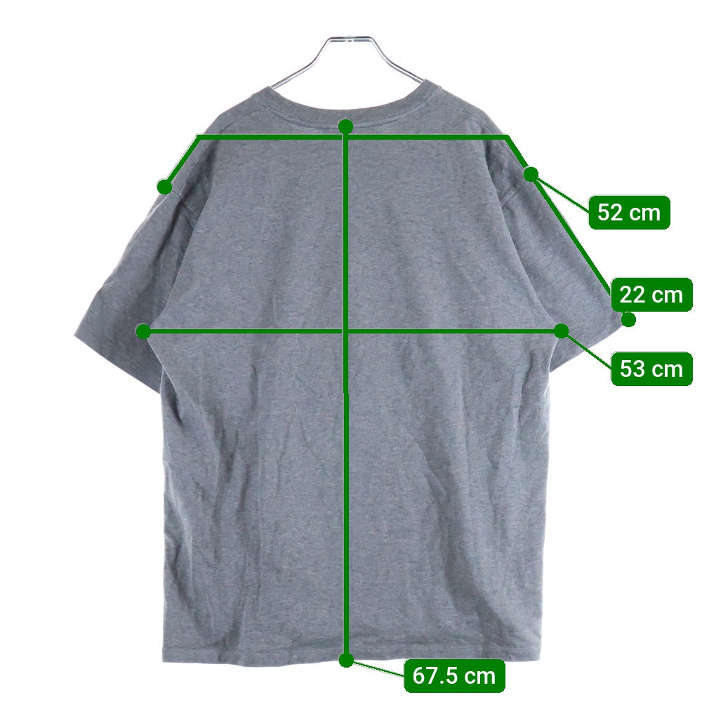 GUCCI(グッチ) ×DISNEY ディズニー オーバーサイズ フロント ロゴプリント クルーネック 半袖Tシャツカットソー グレー 565806 XJB67