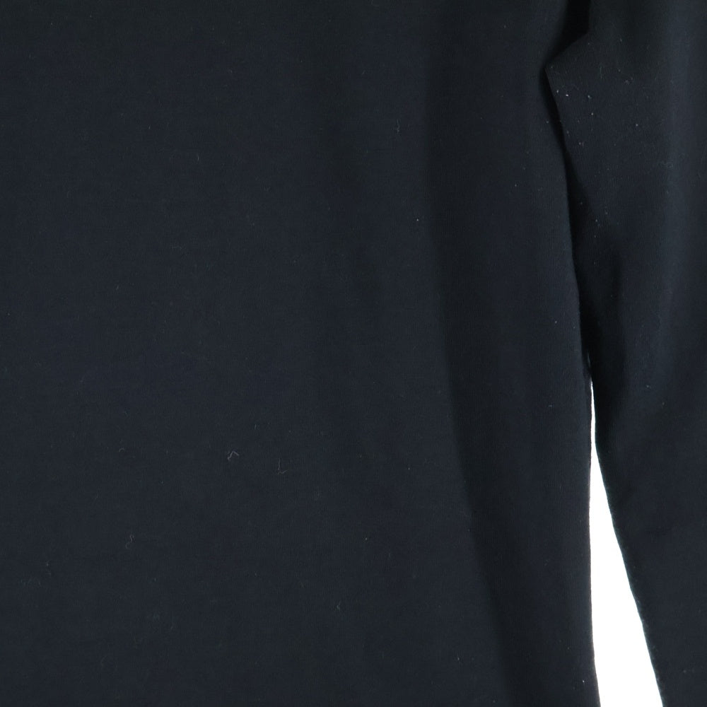 HERON PRESTON(ヘロンプレストン) MINI DRESS ロゴパッチ コットンポリ ミニドレス ブラック レディース HWDE001C99JER001