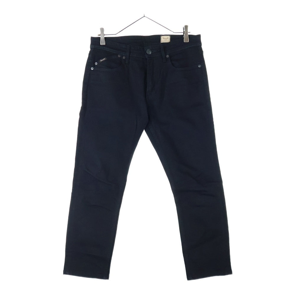 YANUK(ヤヌーク) VINCENT II スリムテーパード コットンストレッチ ジップフライ デニムパンツ ブラック 57203012