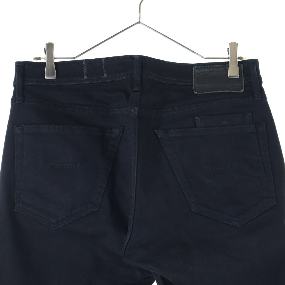 YANUK(ヤヌーク) VINCENT II スリムテーパード コットンストレッチ ジップフライ デニムパンツ ブラック 57203012