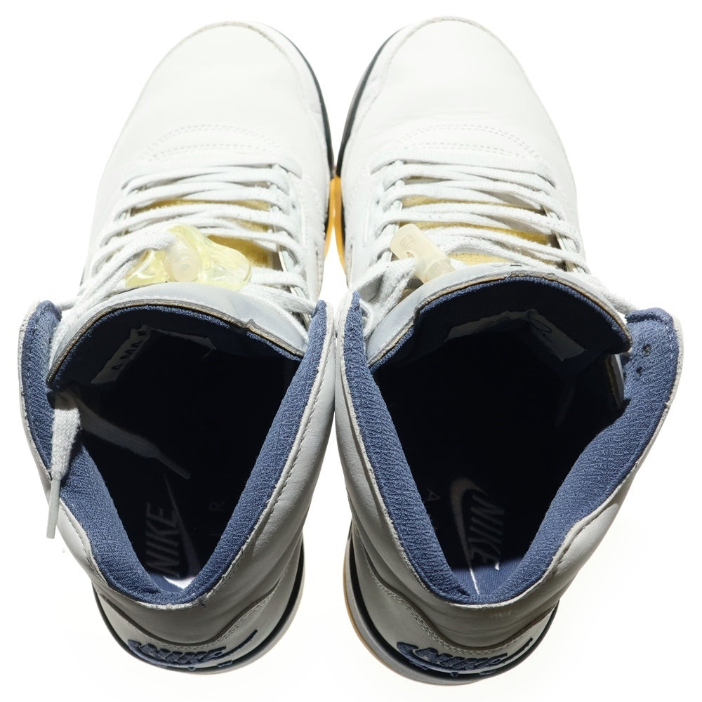 NIKE(ナイキ) ×A MA MANIERE WMNS AIR JORDAN 5 RETRO SP DAWN アママニエール エアジョーダン5 レトロ ドーン ミッドカットスニーカー US11/28cm FZ5758-004