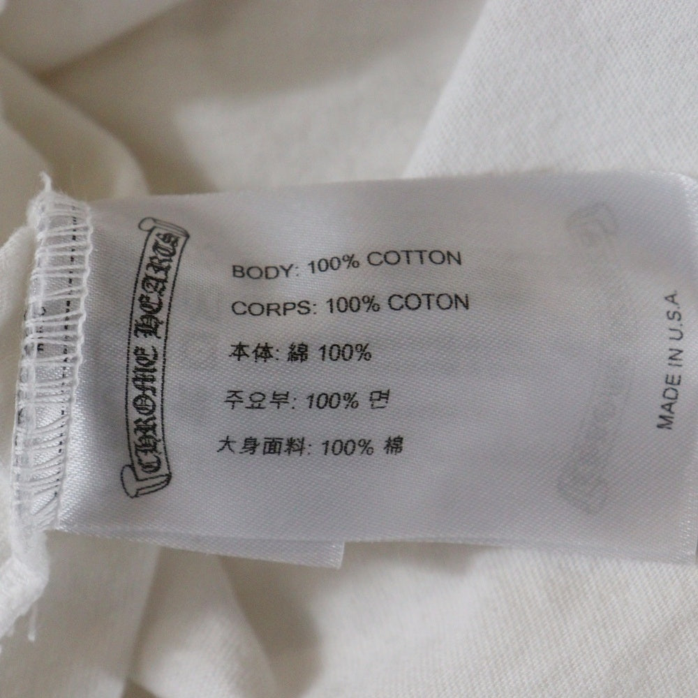 CHROME HEARTS(クロムハーツ) MLTCOL CEM CRS マルチセメタリークロスプリント 半袖Tシャツ カットソー ホワイト