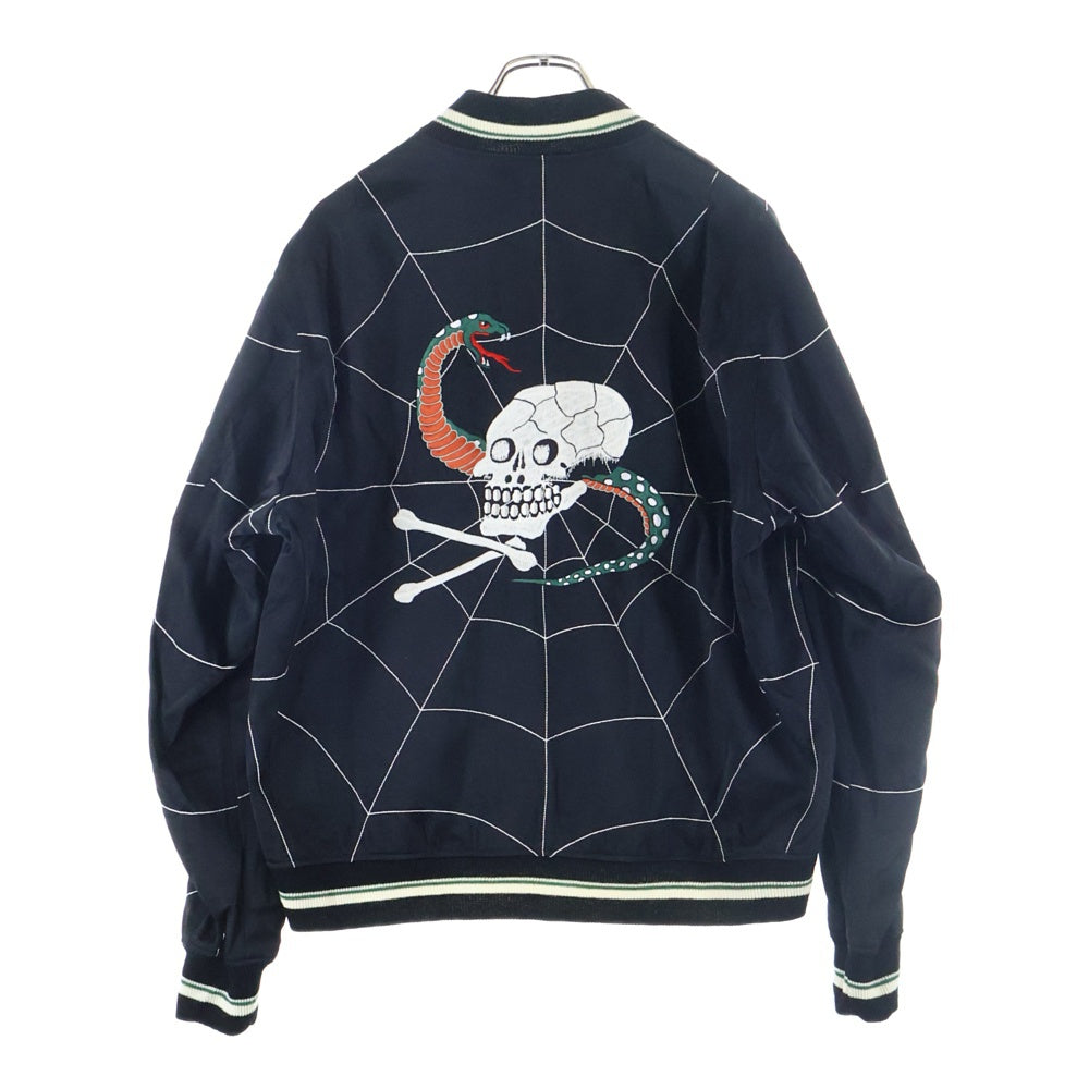 DAIRIKU(ダイリク) 24SS Snake&Skull Ska Jumper スネークアンドスカル スカジャンパー ブラック 24SS J11