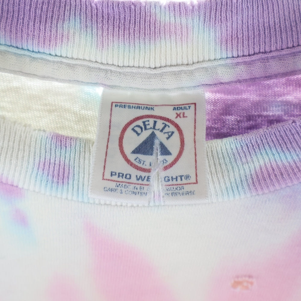 VINTAGE(ヴィンテージ) 90S VINTAGE PEARL JAM YIELD TOUR 1998 TYE DYE TEE ヴィンテージ パールジャム イールドツアー タイダイ フロントプリント半袖Tシャツ マルチカラー
