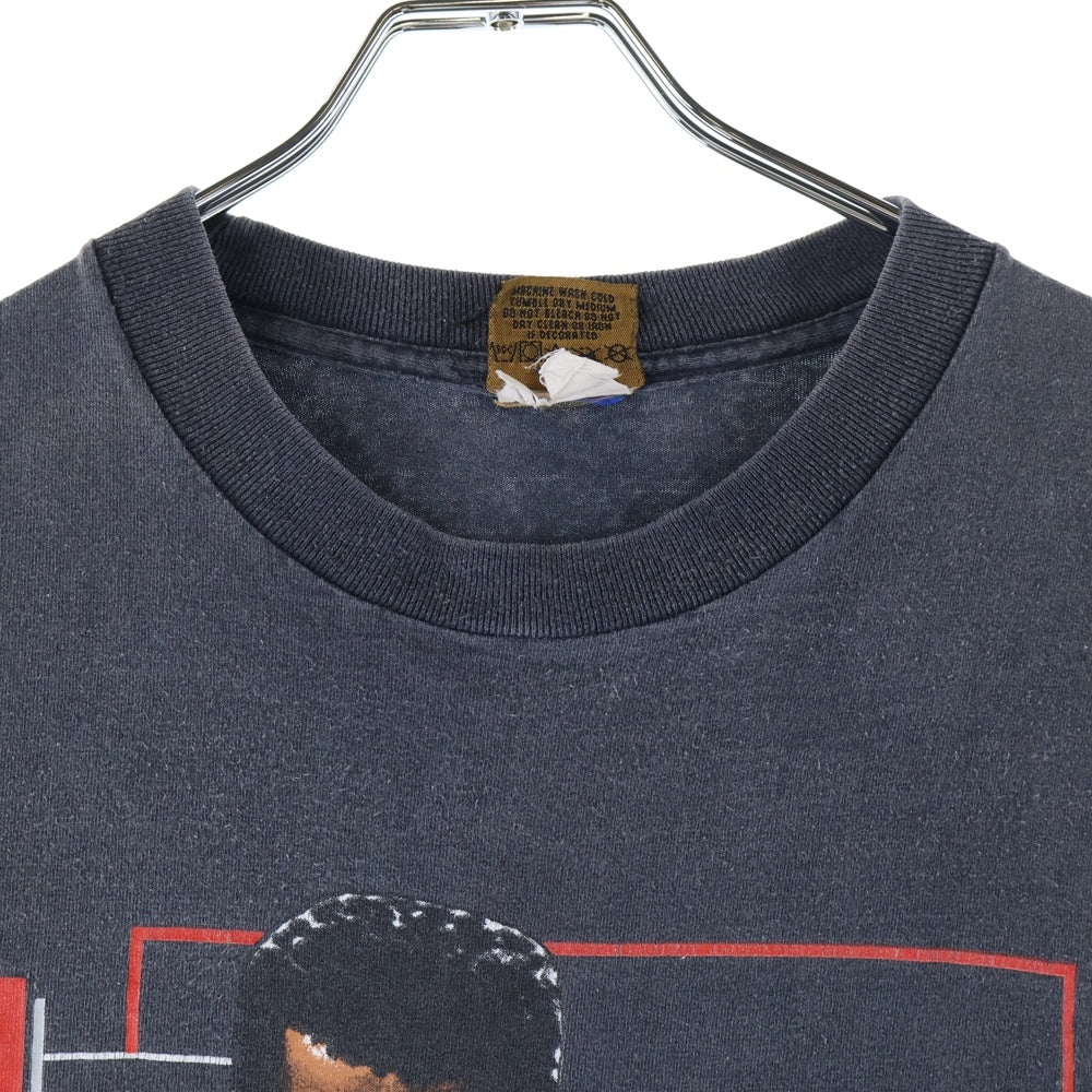 VINTAGE(ヴィンテージ) 90S VINTAGE MUHAMMAD ALI TEE NNUTMEGタグ 両面プリントTシャツ 半袖クルーネックカットソー ブラック