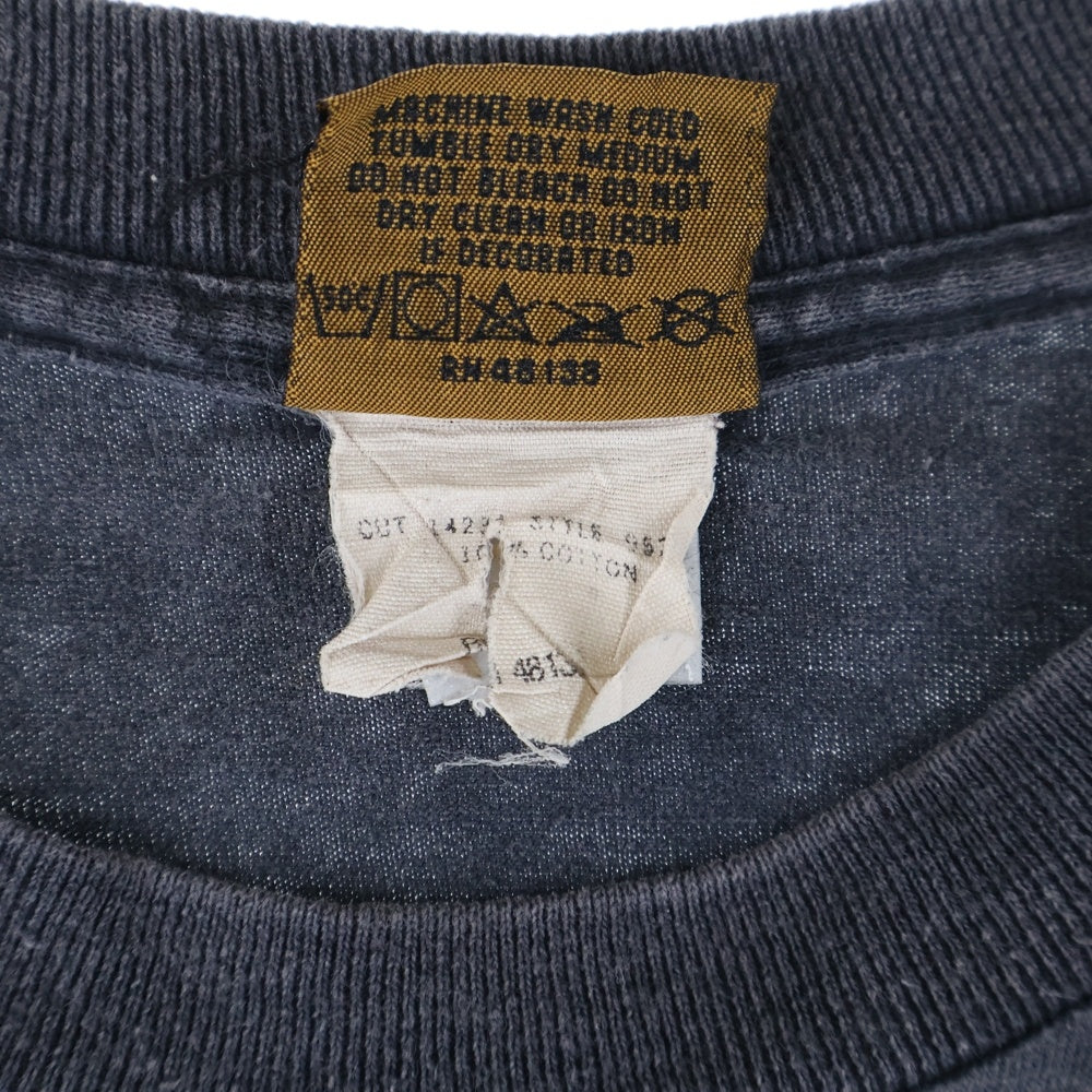 VINTAGE(ヴィンテージ) 90S VINTAGE MUHAMMAD ALI TEE NNUTMEGタグ 両面プリントTシャツ 半袖クルーネックカットソー ブラック