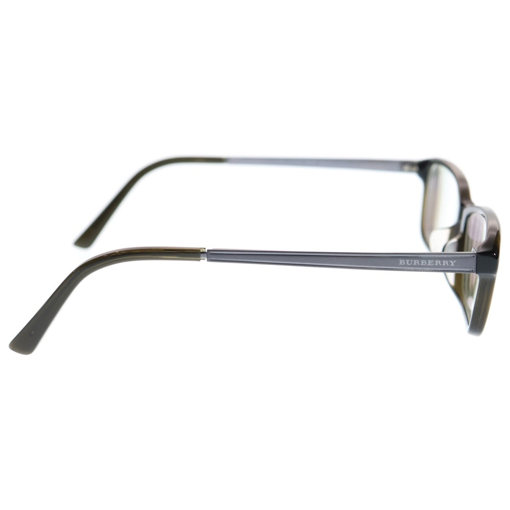 BURBERRY(バーバリー) サイドロゴ スクエアフレーム サングラス 眼鏡 カーキ/シルバー B 2217D 3010