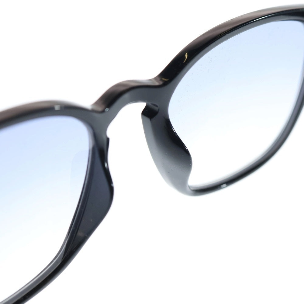 Ray Ban(レイバン) サイドロゴ ウェリントン フレーム サングラス 眼鏡 ブラック/ブルー RB4258‐F