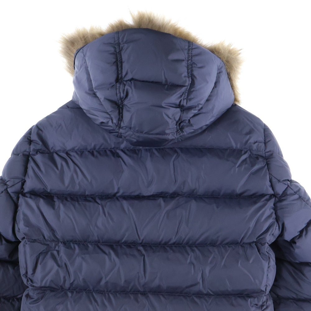 MONCLER(モンクレール) 18AW CLUNY GIBBOTTO クルーニー ファー フード ダウンジャケット フーディー ネイビー D20914138025 68352
