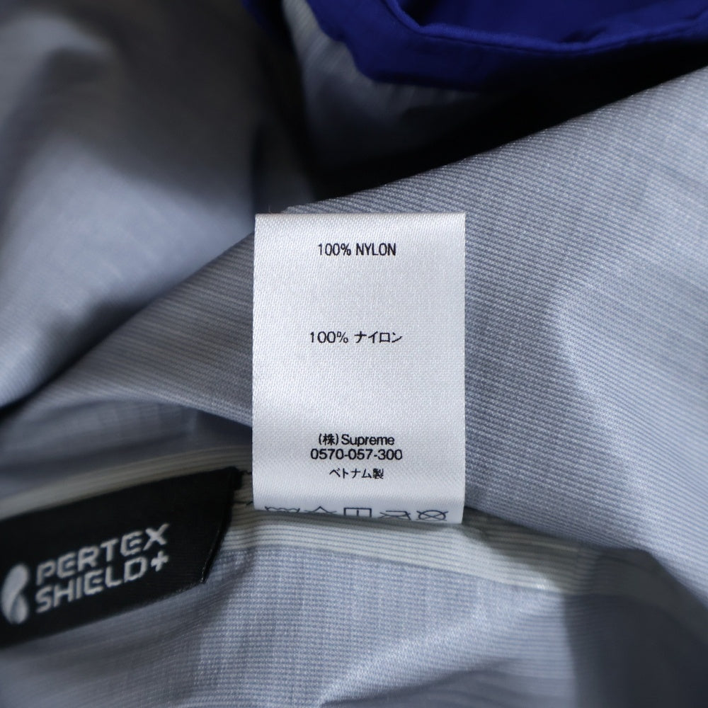 SUPREME(シュプリーム) 18SS Taped Seam Jacket バックロゴ テープドシーム ナイロン マウンテンパーカー ジャケット ブルー