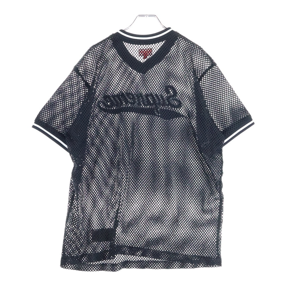 SUPREME(シュプリーム) 18SS Mesh Baseball Top メッシュベースボールトップス ブラック