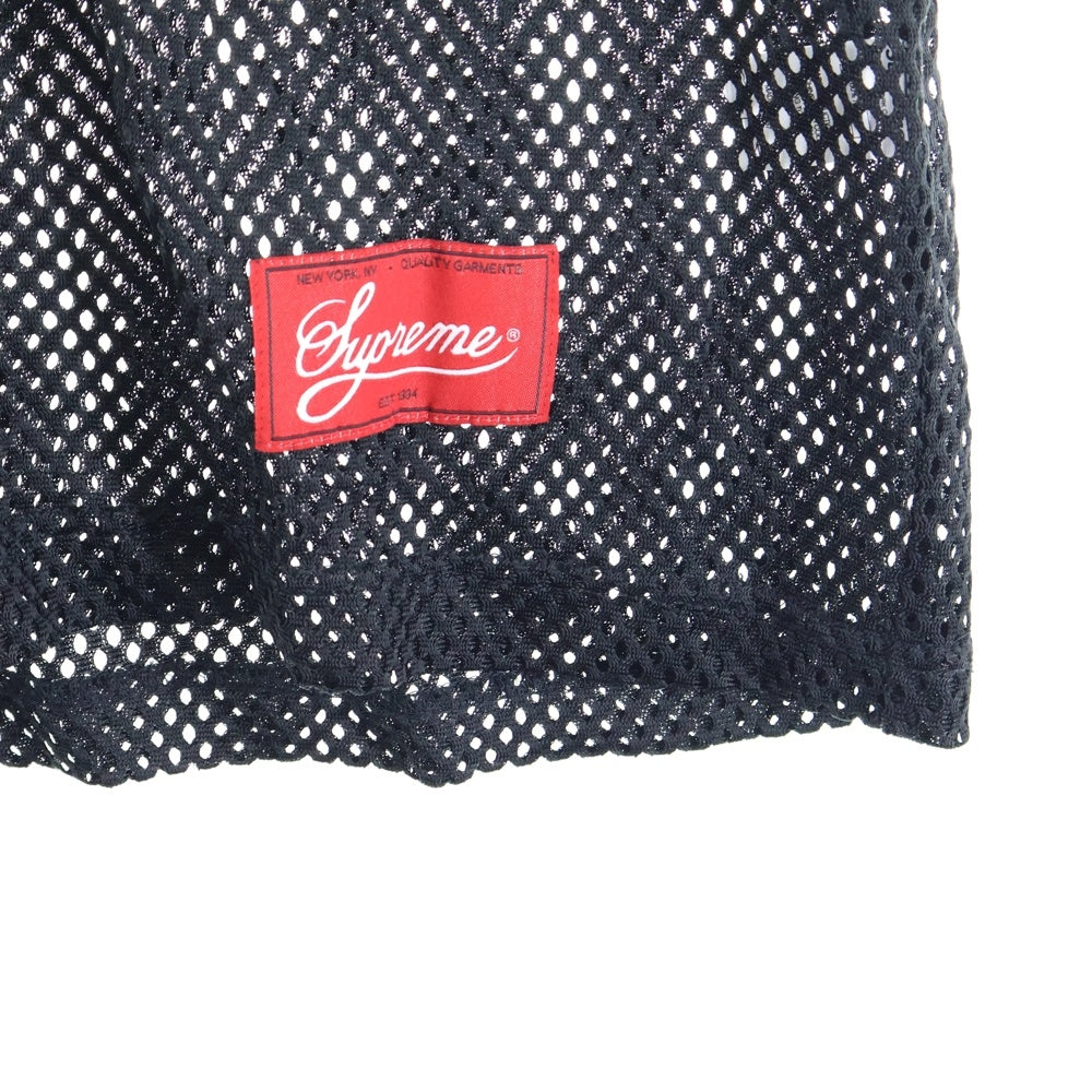 SUPREME(シュプリーム) 18SS Mesh Baseball Top メッシュベースボールトップス ブラック