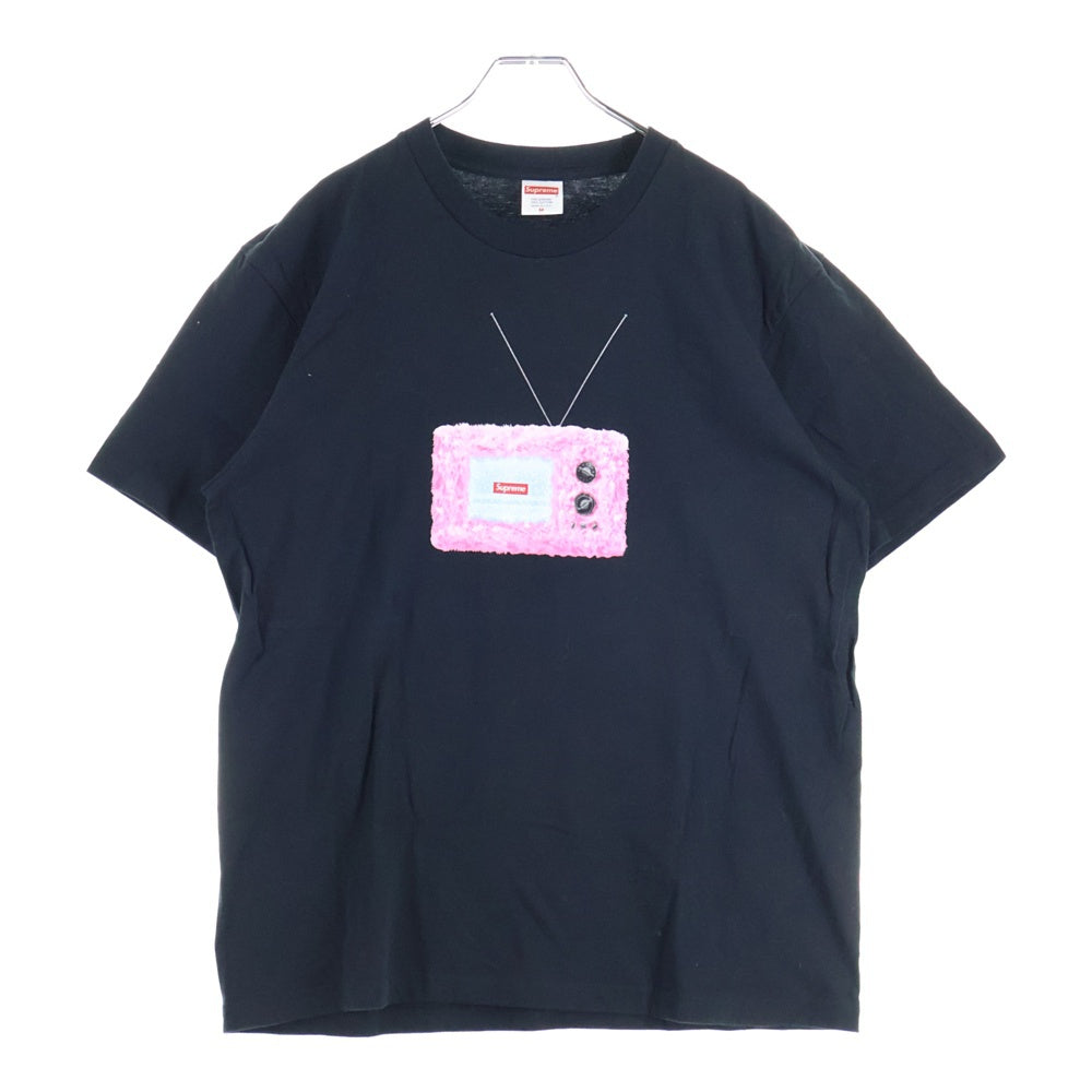 SUPREME(シュプリーム) 18SS TV Tee テレビロゴプリント 半袖Tシャツ カットソー ブラック