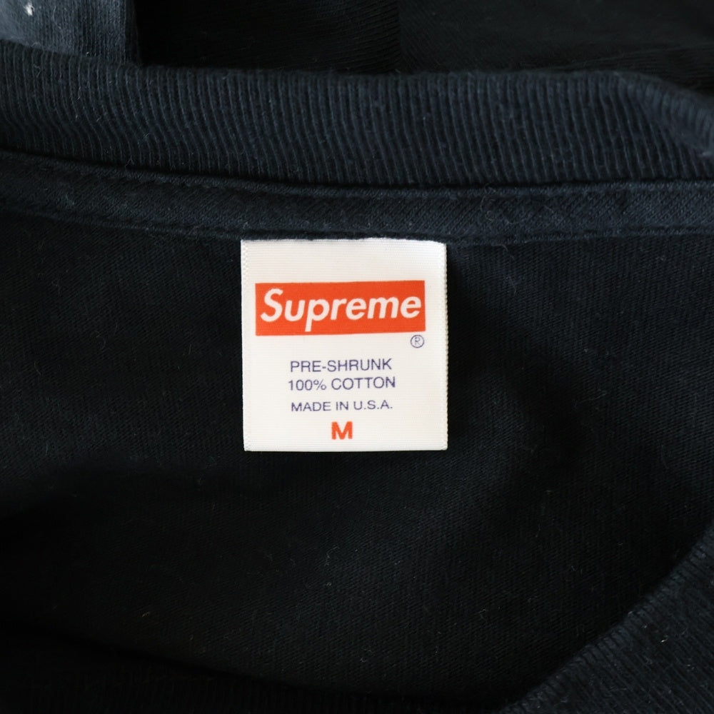 SUPREME(シュプリーム) 18SS TV Tee テレビロゴプリント 半袖Tシャツ カットソー ブラック