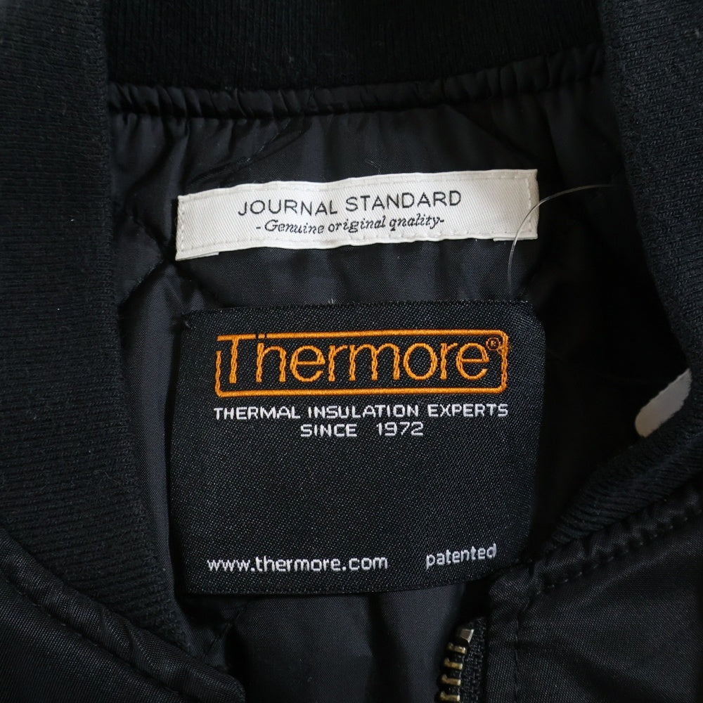 JOURNAL STANDARD(ジャーナルスタンダード) THERMORE ナイロン ボンバージャケット ブラック