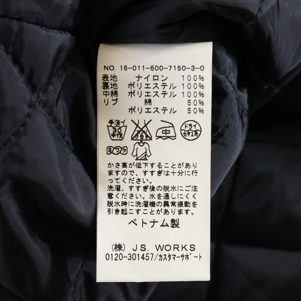 JOURNAL STANDARD(ジャーナルスタンダード) THERMORE ナイロン ボンバージャケット ブラック