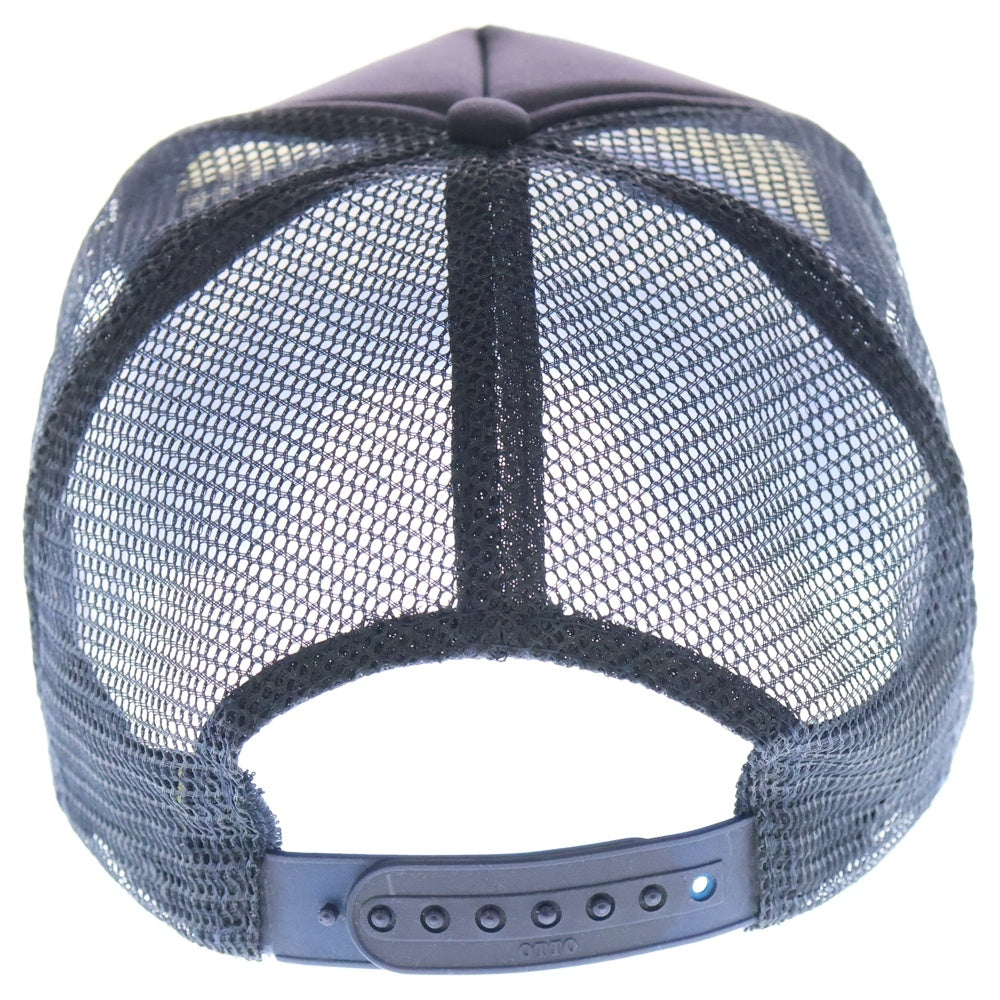 VINTAGE(ヴィンテージ) 80-90S OTTO GENT-X スカルエンブロイダリー メッシュキャップ 帽子 ネイビー