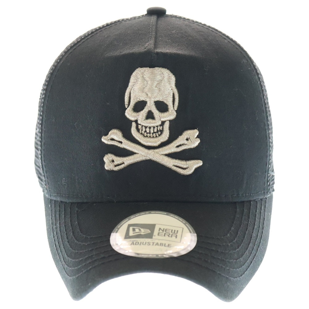 NEW ERA(ニューエラ) メタルスカルエンブロイダリー メッシュキャップ 帽子 ブラック
