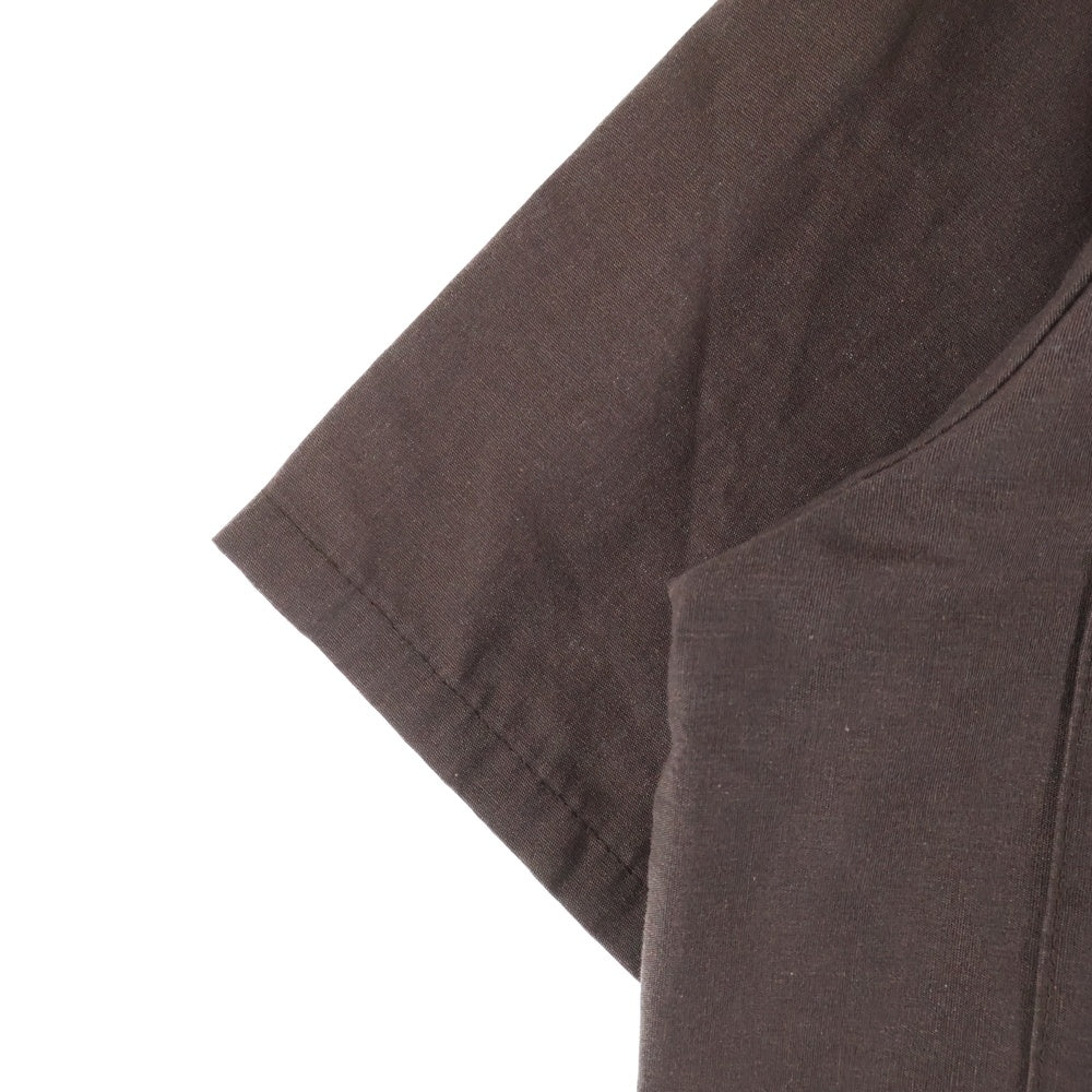 REDKAP(レッドキャップ) フロントワッペン 半袖 ワークシャツ ブラウン