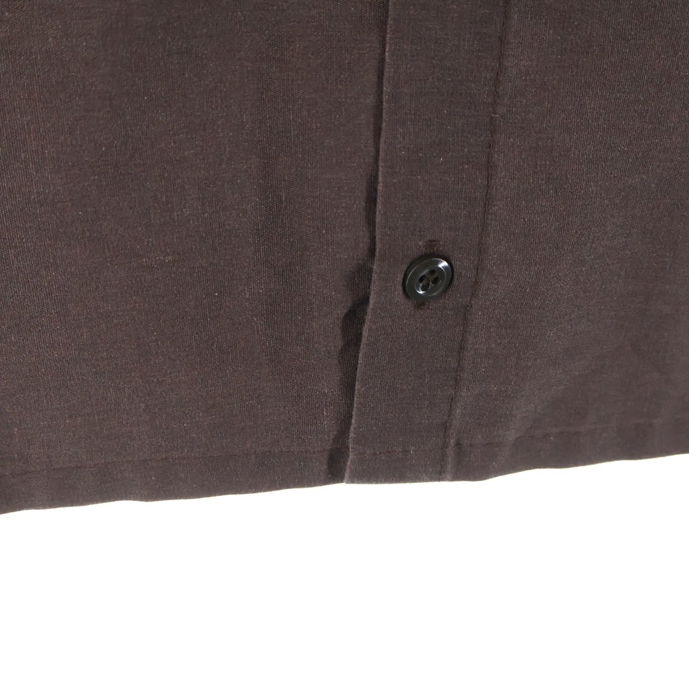 REDKAP(レッドキャップ) フロントワッペン 半袖 ワークシャツ ブラウン