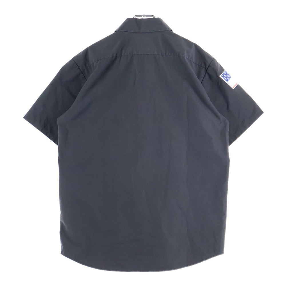 VINTAGE(ヴィンテージ) POINTER ポインター フロントワッペン 半袖 ワークシャツ グレー