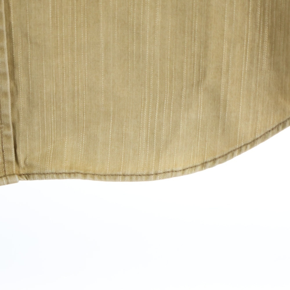 SURPLUS+PLUS(サープラスプラス) ワッペン ミリタリー シャツジャケット ブラウン