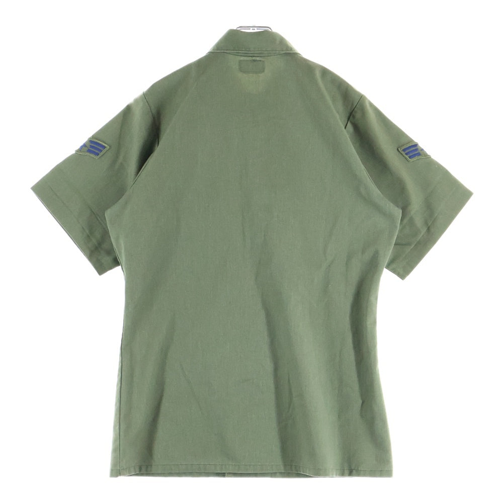 VINTAGE(ヴィンテージ) US.AIRFORCE OG-507 ユーエスエアフォース ミリタリー 半袖 ユーティリティシャツ カーキ