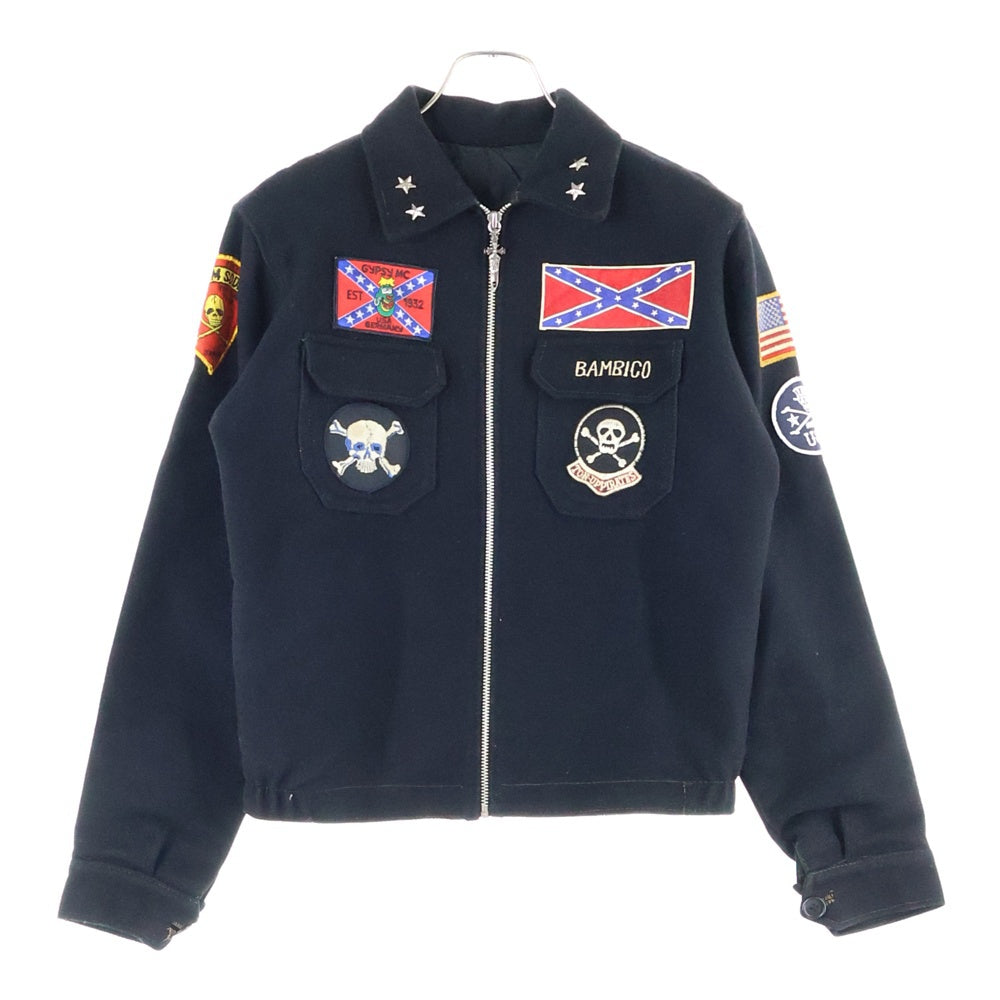 VINTAGE(ヴィンテージ) 60-70S U.S.NAVY TOUR JACKET ユーエスネイビー ツアー エンブロイダリー ジャケット ブラック