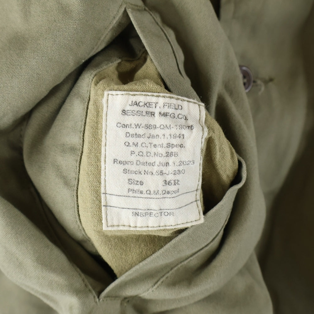 NO BRAND(ノーブランド) SESSLER セスラー M-41 フィールドジャケット ベージュ