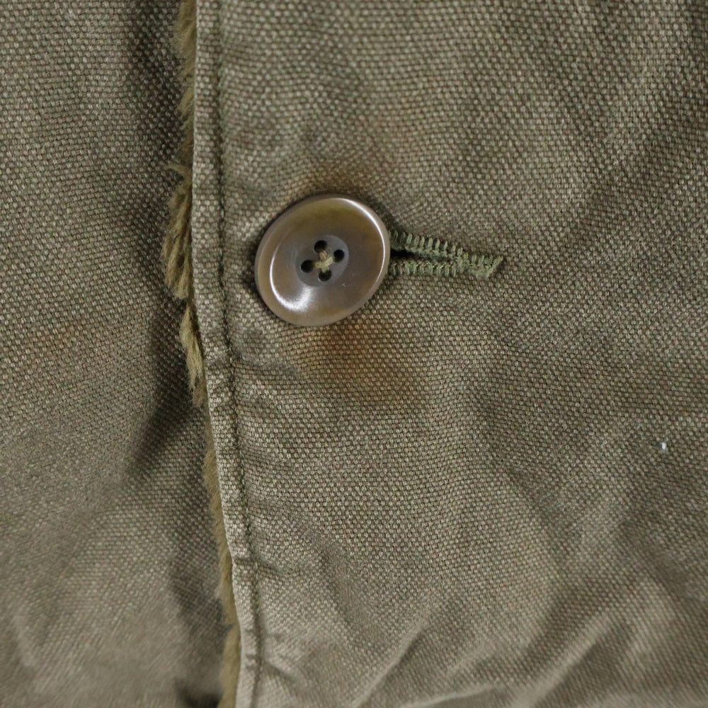 KAPITAL(キャピタル) 日本製 裏ボア コットン 5Bベスト カーキ