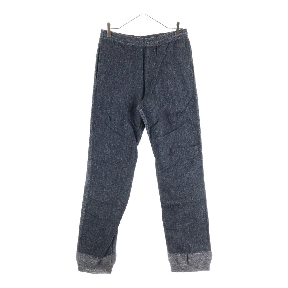 FILMELANGE(フィルメランジェ) COLIN ウールリネン 裾ニット イージーパンツ グレー
