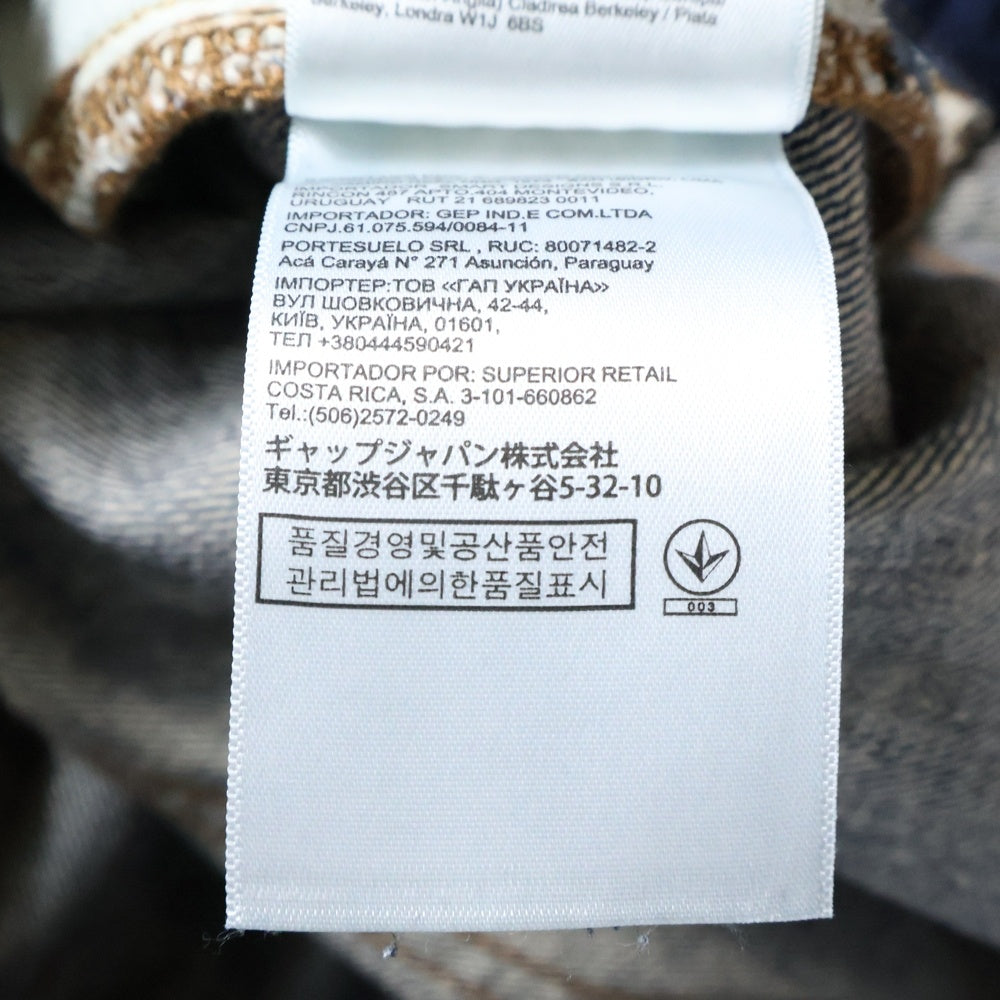 GAP(ギャップ) SLIM オーセンティック スリム ボタンフライ デニムパンツ インディゴ