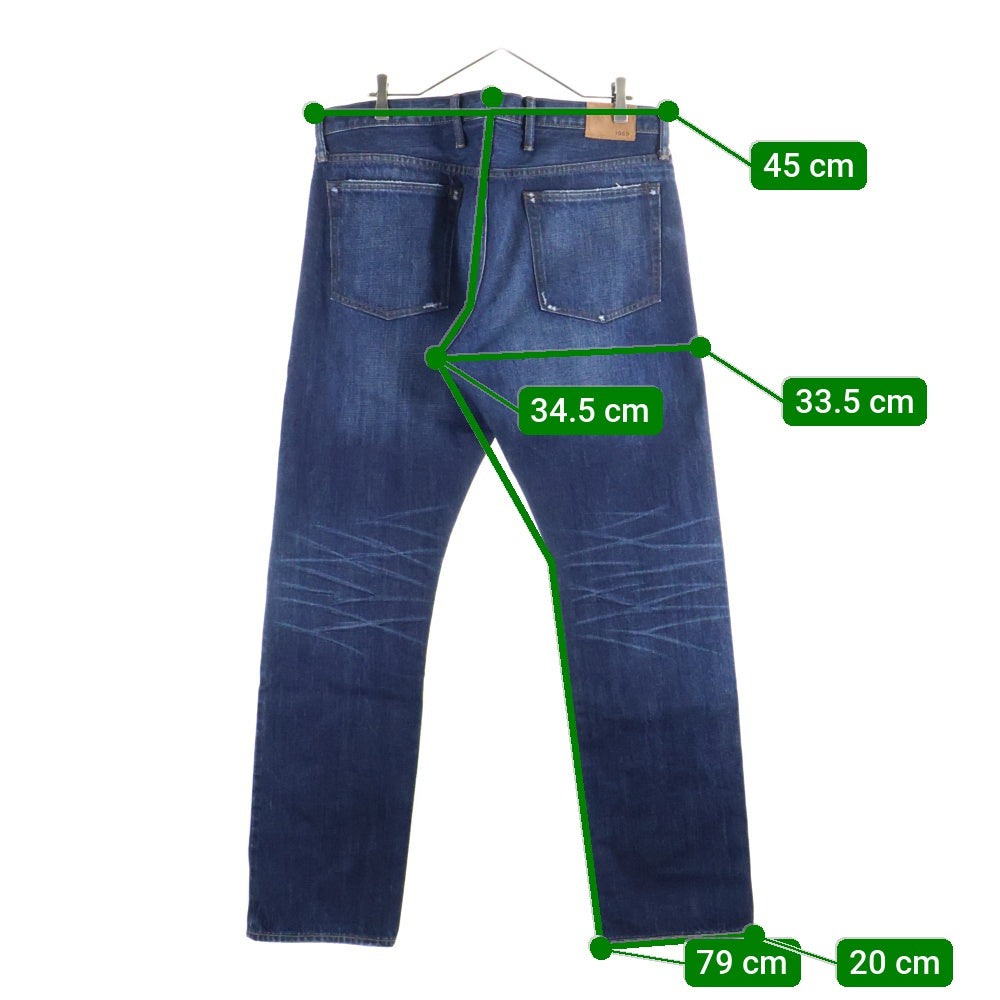 GAP(ギャップ) SLIM オーセンティック スリム ボタンフライ デニムパンツ インディゴ