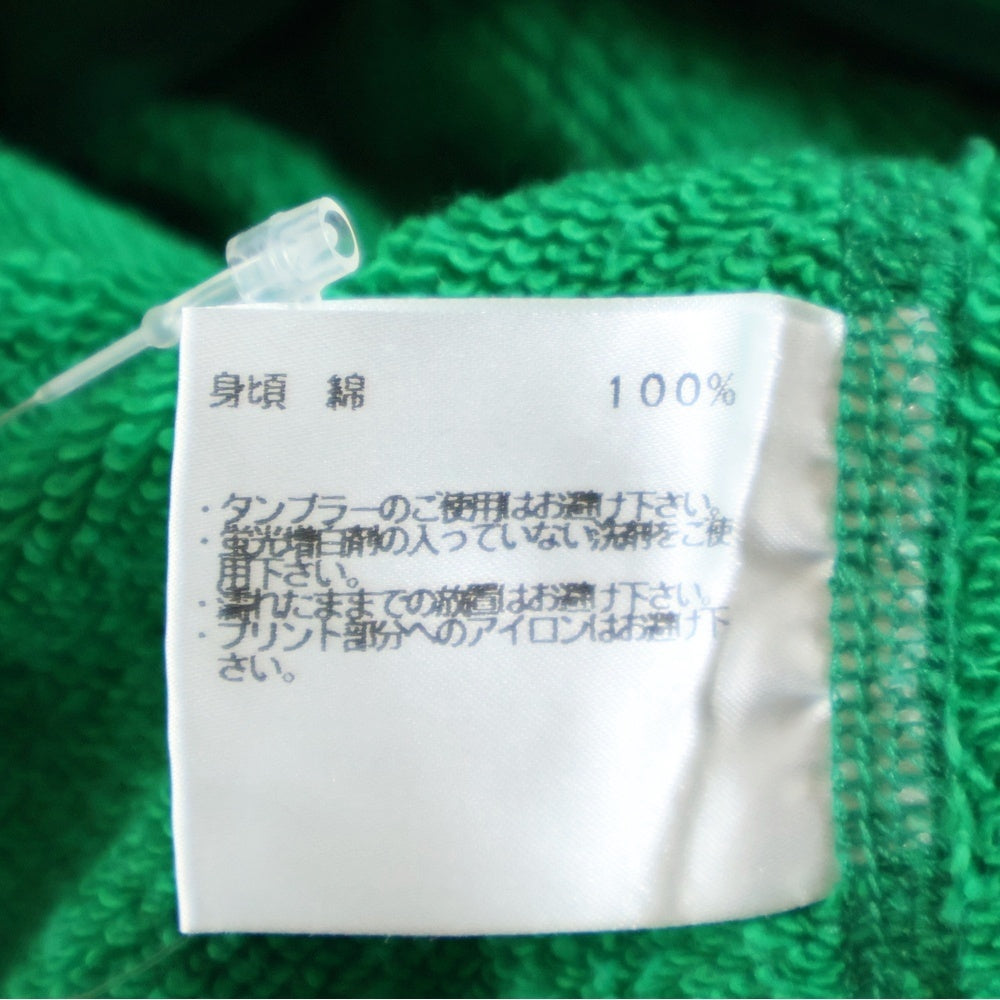 LOOPWHEELER(ループウィラー) 日本製 コットンスウェット ジップアップパーカー グリーン