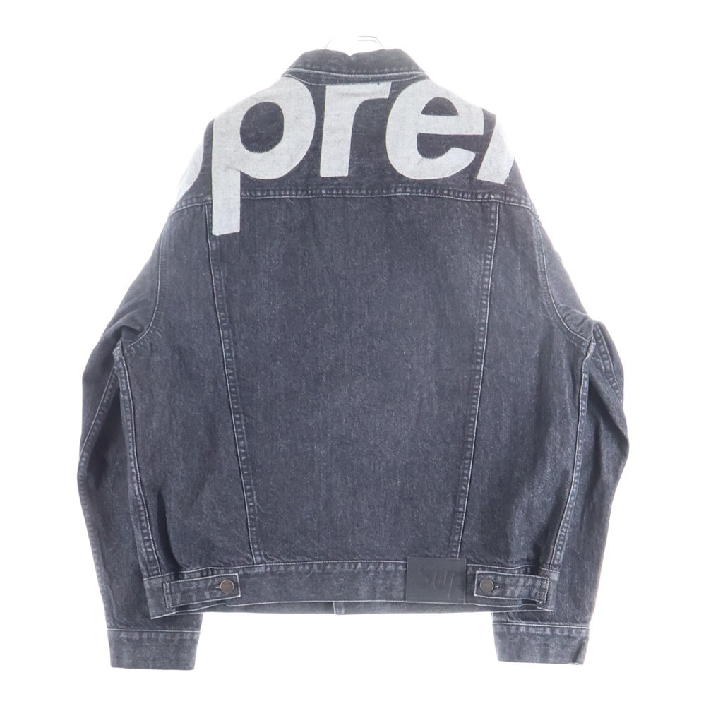 SUPREME(シュプリーム) 22SS Inset Logo Denim Trucker Jacket イン