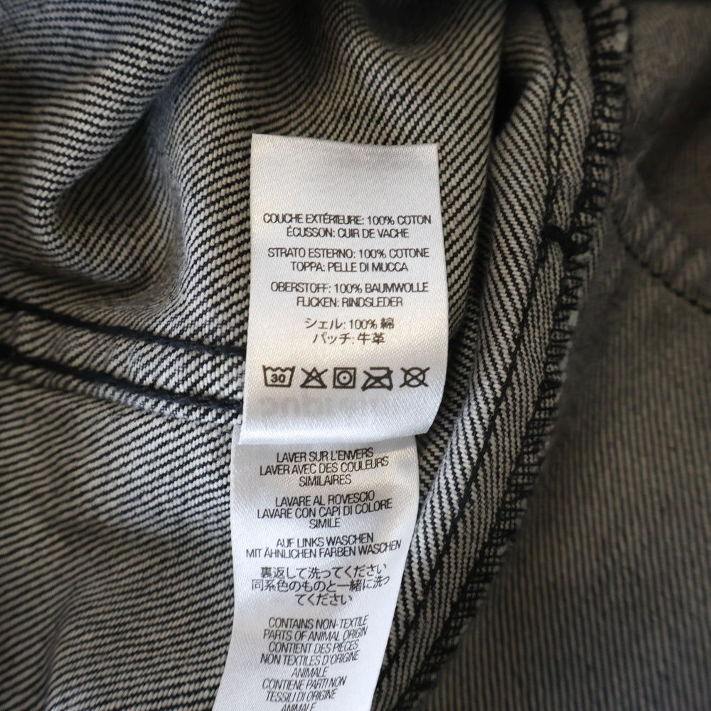 SUPREME(シュプリーム) 22SS Inset Logo Denim Trucker Jacket インセットロゴ デニム トラッカー ジャケット ブラック