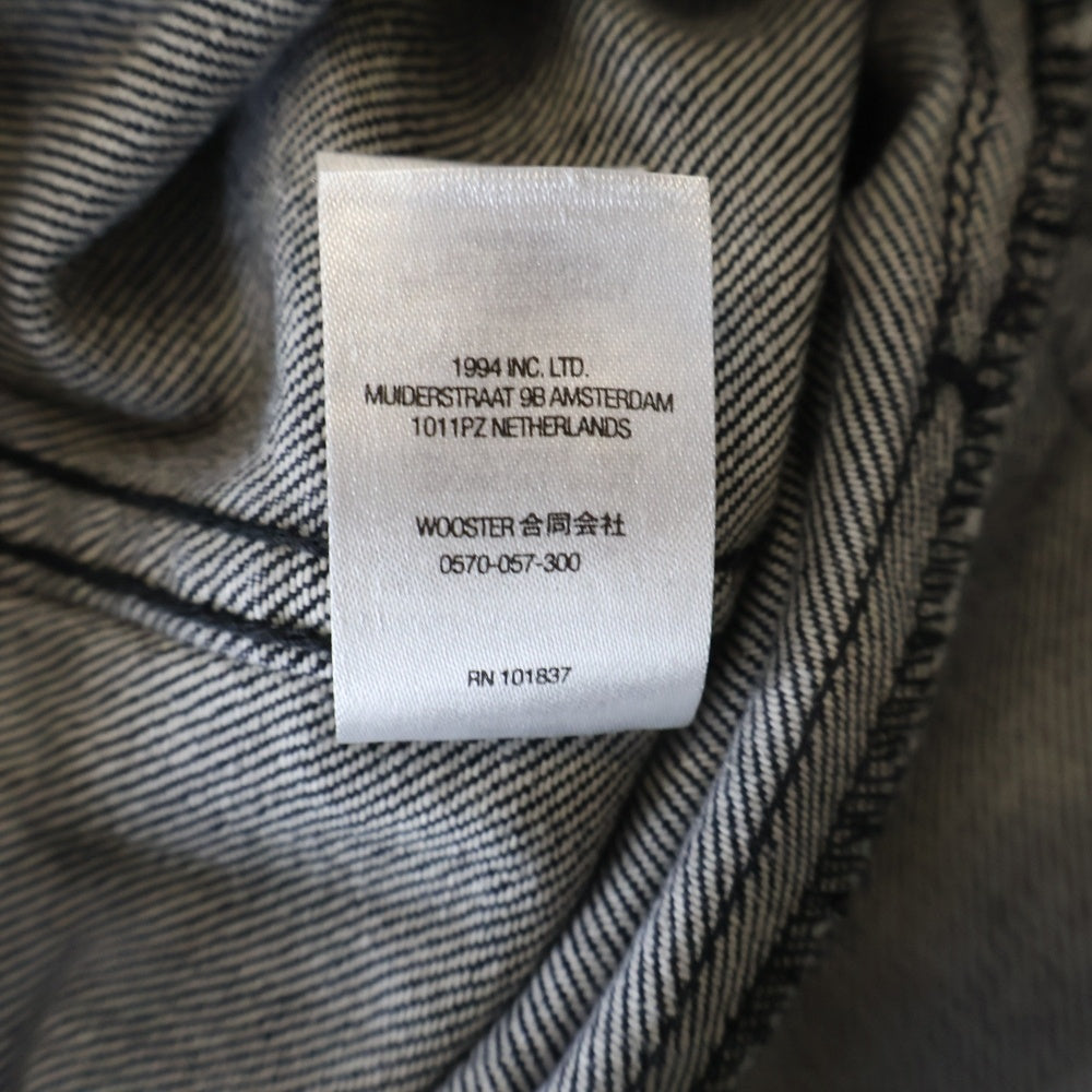 SUPREME(シュプリーム) 22SS Inset Logo Denim Trucker Jacket インセットロゴ デニム トラッカー ジャケット ブラック