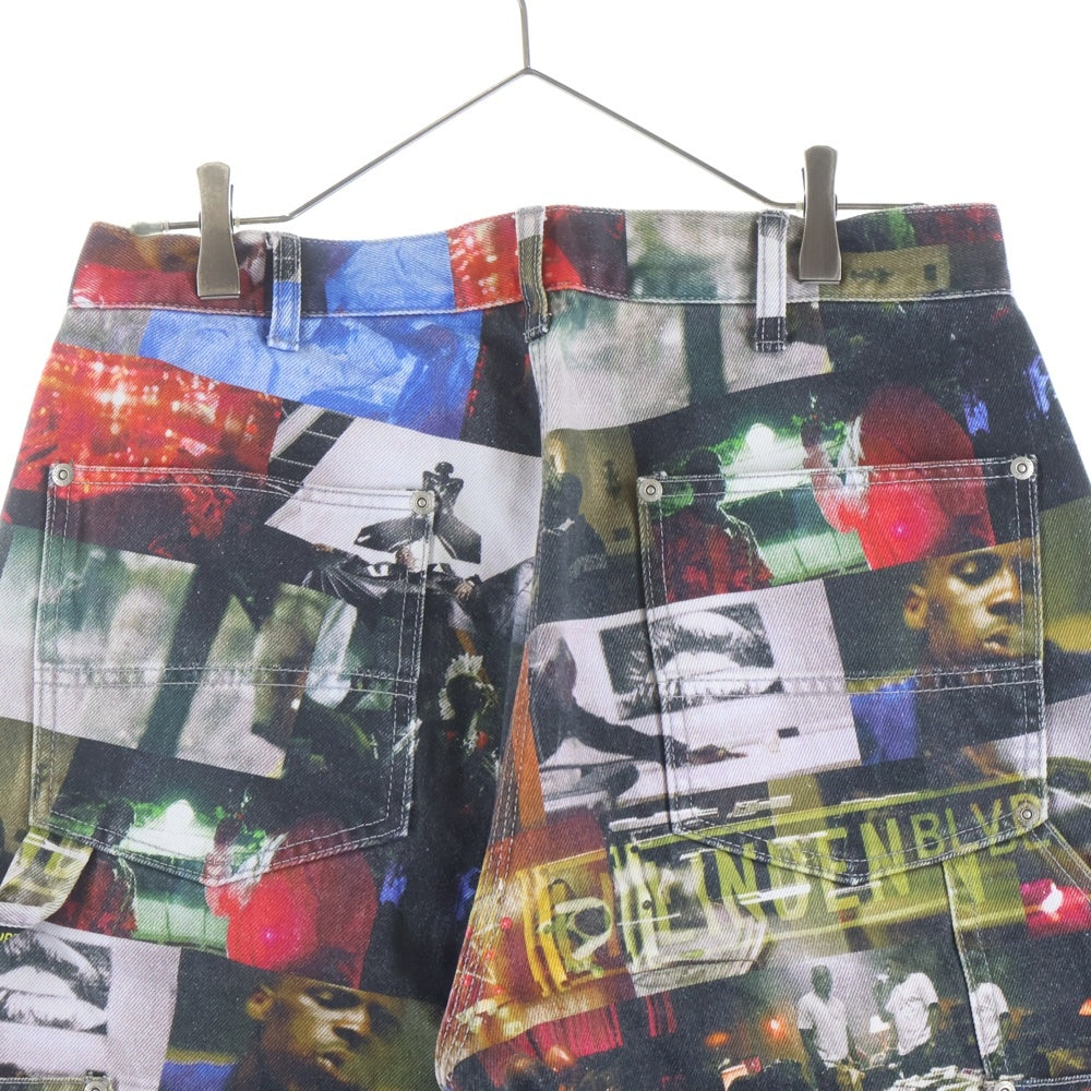 SUPREME(シュプリーム) 21AW Nas and DMX Collage Double Knee Denim コラージュ ダブル ニー デニム ペインター パンツ マルチカラー
