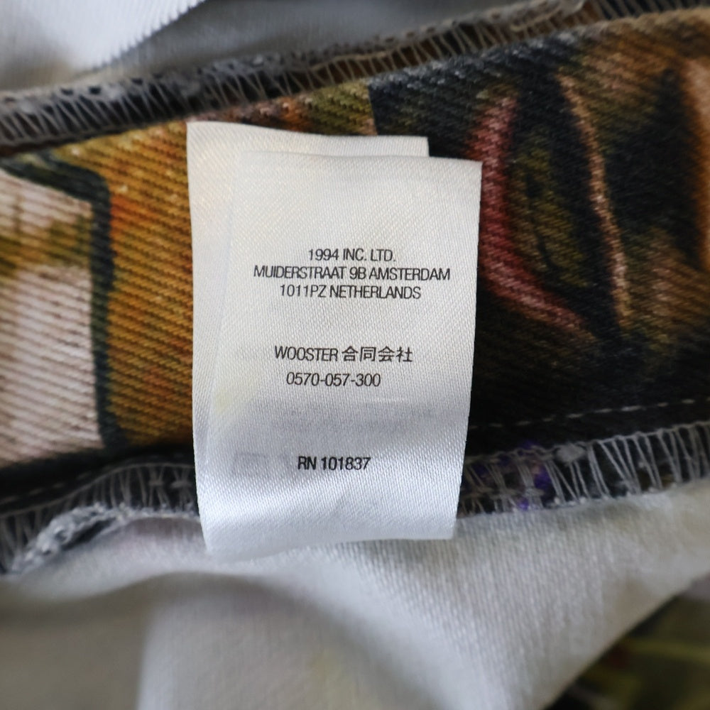 SUPREME(シュプリーム) 21AW Nas and DMX Collage Double Knee Denim コラージュ ダブル ニー デニム ペインター パンツ マルチカラー