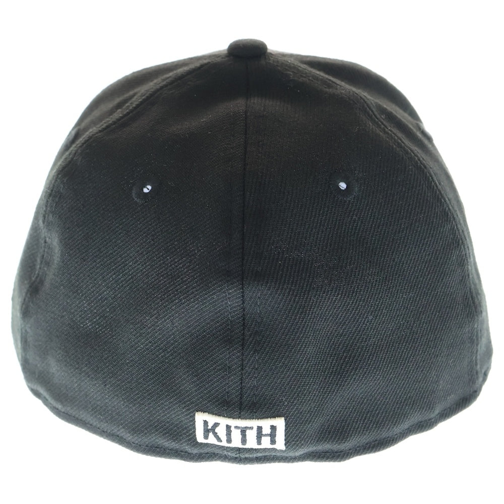KITH(キス) ×NEW ERA ニュー エラ ヤンキースロゴ 6パネル ベースボールキャップ 帽子 ブラック 210539 23365