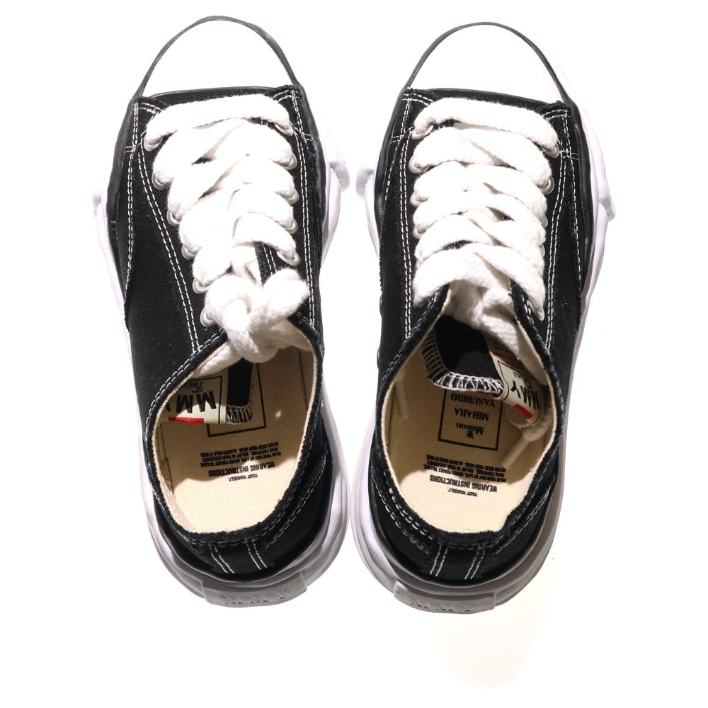 MAISON MIHARAYASUHIRO(メゾンミハラヤスヒロ) PETERSON ピーターソン キャンバスローカットスニーカー レディース ブラック A01FW702