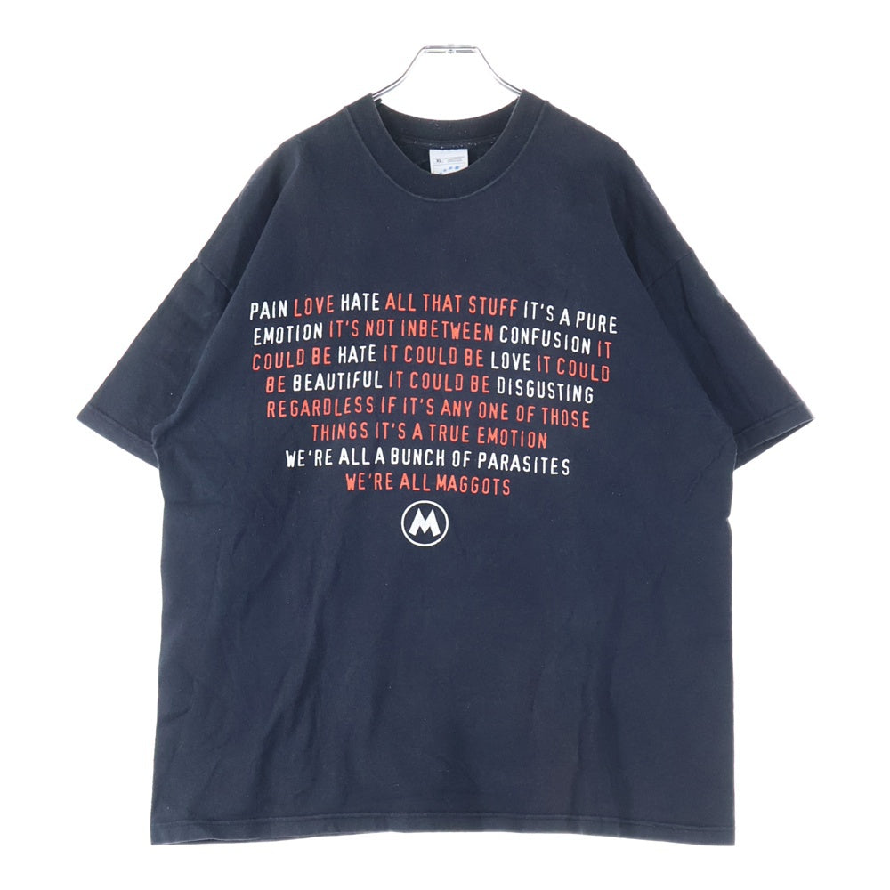 VINTAGE(ヴィンテージ) 00S Slipknot LIMITED EDITION T-SHIRT スリップノット リミテッドエディション プリント クルーネック 半袖Tシャツ カットソー ブラック