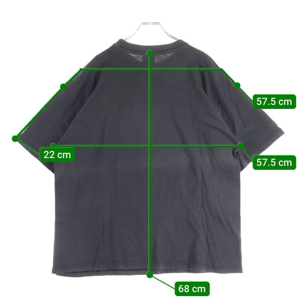 VINTAGE(ヴィンテージ) 90S SKINNY PUPPY T-SHIRT スキニー パピー ホラープリント ユーロボディ クルーネック 半袖Tシャツ カットソー ブラック