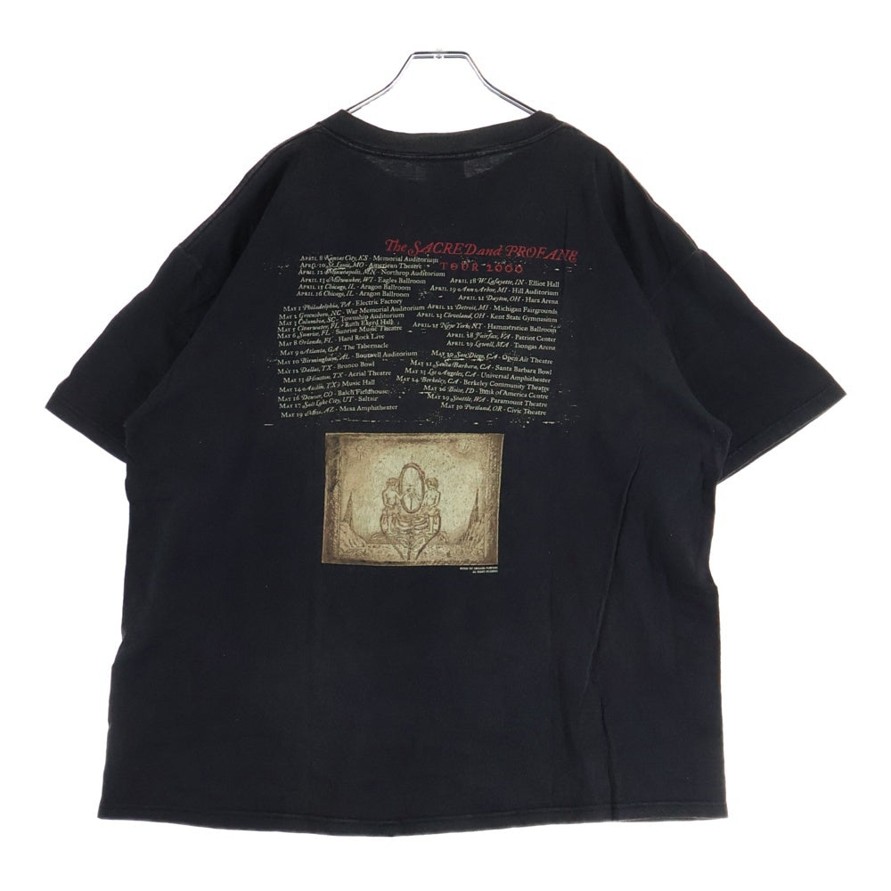 VINTAGE(ヴィンテージ) 00S スマッシング パンプキンズ マキナ ツアー プリント クルーネック 半袖Tシャツ カットソー ブラック